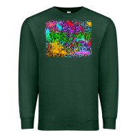 Sports Green colorful leopard background Premium Sweatshirt - RanaPortraitStore