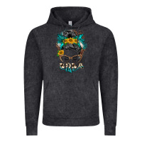 Vintage Black nona life messy bun Vintage Hoodie - BarkalooDesign