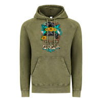 Vintage Olive nona life messy bun Vintage Hoodie - BarkalooDesign