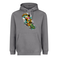 Storm Baja California State Of Mexico Map Heavyweight Hoodie - RanaPortraitStore