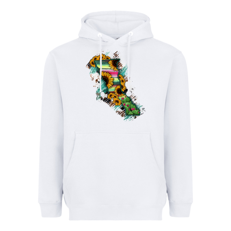 Baja California State Of Mexico Map Heavyweight Hoodie by RanaPortraitStore | Teevron