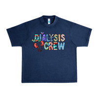 Navy dialysis crew Urban Heavy Tee - CowhideDigitalArt