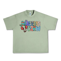 Oil Green dialysis crew Urban Heavy Tee - CowhideDigitalArt