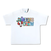 White dialysis crew Urban Heavy Tee - CowhideDigitalArt