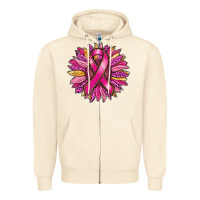 Sandshell breast cancer sunflower Zipper Hoodie - RanaPortraitStore