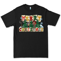 Black merry christmas Premium Tee - FaDigitalArtStudio