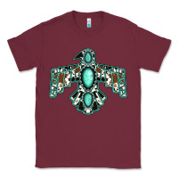 Burgundy Western Thunderbird Classic Tee - Jasminsmagicworld