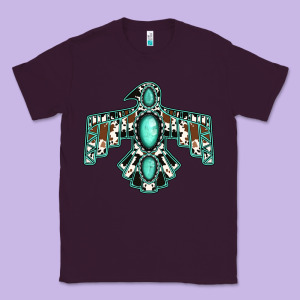 Western Thunderbird Classic Tee Designed By Jasminsmagicworld
