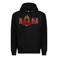 Black Nana Lady Of Guadalupe Premium Hoodie - Jasminsmagicworld