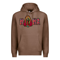 Chestnut Nana Lady Of Guadalupe Premium Hoodie - Jasminsmagicworld