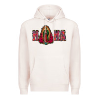 Pale Pink Nana Lady Of Guadalupe Premium Hoodie - Jasminsmagicworld