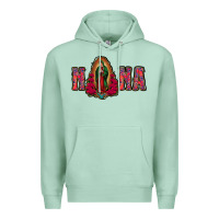 Seafoam Nana Lady Of Guadalupe Premium Hoodie - Jasminsmagicworld
