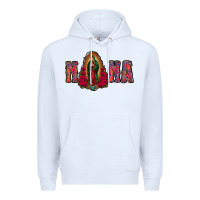 White Nana Lady Of Guadalupe Premium Hoodie - Jasminsmagicworld