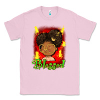 Bubblegum Pink blessed juneteenth Classic Tee - FaDigitalArtStudio