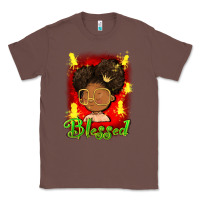 Chestnut blessed juneteenth Classic Tee - FaDigitalArtStudio