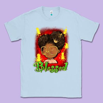 Blessed Juneteenth Classic Tee Designed By Fadigitalartstudio