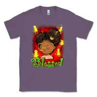 Lavender blessed juneteenth Classic Tee - FaDigitalArtStudio