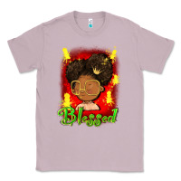 Lilac blessed juneteenth Classic Tee - FaDigitalArtStudio