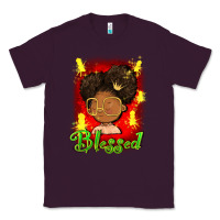 Plum blessed juneteenth Classic Tee - FaDigitalArtStudio