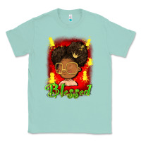 Seafoam blessed juneteenth Classic Tee - FaDigitalArtStudio