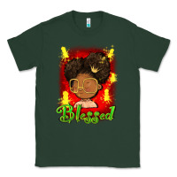 Sports Green blessed juneteenth Classic Tee - FaDigitalArtStudio