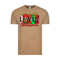 Vintage Coffee just a girl who loves christmas Vintage Tee - CowhideDigitalArt