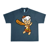Midnight Navy bamm bamm Urban Heavy Tee - DesigneFamous
