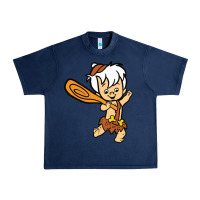 Navy bamm bamm Urban Heavy Tee - DesigneFamous