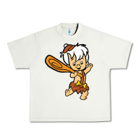 Pistachio bamm bamm Urban Heavy Tee - DesigneFamous