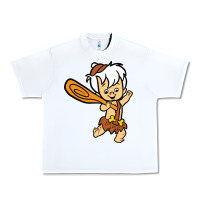 White bamm bamm Urban Heavy Tee - DesigneFamous