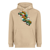 Mushroom Baja California Sur State Of Mexico Map Heavyweight Hoodie - RanaPortraitStore