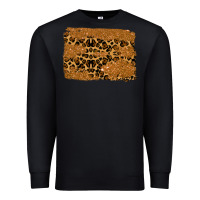 Black leopard glitter background Premium Sweatshirt - RanaPortraitStore