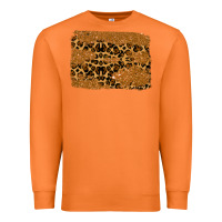 Carrot leopard glitter background Premium Sweatshirt - RanaPortraitStore