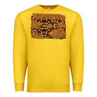 Lemon leopard glitter background Premium Sweatshirt - RanaPortraitStore