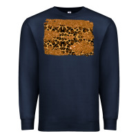 Navy leopard glitter background Premium Sweatshirt - RanaPortraitStore