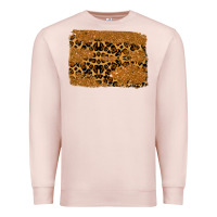 Pale Pink leopard glitter background Premium Sweatshirt - RanaPortraitStore