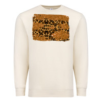Sandshell leopard glitter background Premium Sweatshirt - RanaPortraitStore