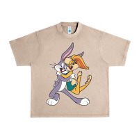 French Oak bugs bunny and lola bunny Urban Heavy Tee - DesigneFamous