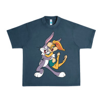 Midnight Navy bugs bunny and lola bunny Urban Heavy Tee - DesigneFamous