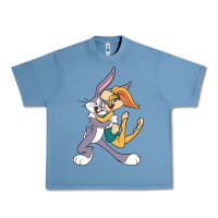 Pebble Blue bugs bunny and lola bunny Urban Heavy Tee - DesigneFamous