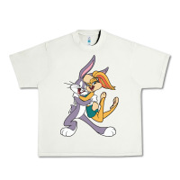 Pistachio bugs bunny and lola bunny Urban Heavy Tee - DesigneFamous