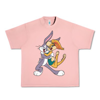 Salmon bugs bunny and lola bunny Urban Heavy Tee - DesigneFamous