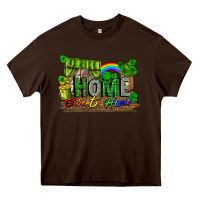 Chocolate Brown Home sweet home st. patricks day Heavy Core Tee - FaDigitalArtStudio