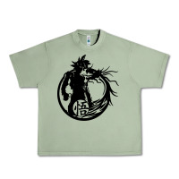 Oil Green goku super saiyan ultra dragon Urban Heavy Tee - DesigneFamous