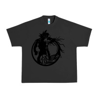 Pigment Black goku super saiyan ultra dragon Urban Heavy Tee - DesigneFamous