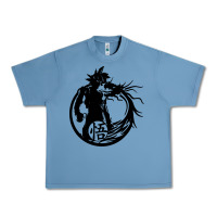 Pebble Blue goku super saiyan ultra dragon Urban Heavy Tee - DesigneFamous