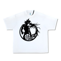 White goku super saiyan ultra dragon Urban Heavy Tee - DesigneFamous
