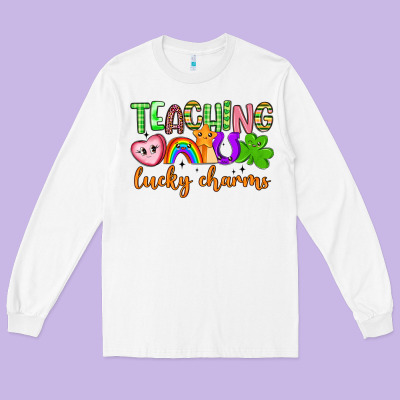 Teaching Lucky Charms Long Sleeve Tee Designed By Artiststas