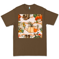 Cacao fall heifer seamless pattern Premium Tee - BundleAndBundleShop