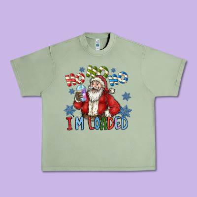 Ho Ho Ho Im Loaded Urban Heavy Tee Designed By Cowhidedigitalart